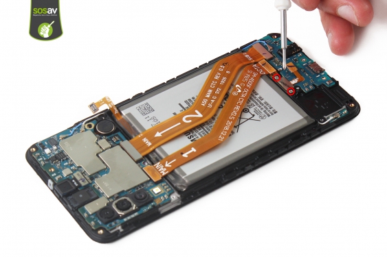 Guide photos remplacement connecteur de charge Galaxy A50 (Etape 15 - image 1)