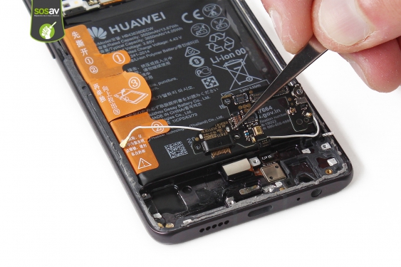 Guide photos remplacement capteur d'empreinte Huawei P30 (Etape 23 - image 4)