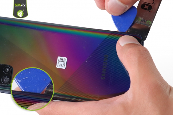 Guide photos remplacement batterie Galaxy A51 (Etape 2 - image 3)