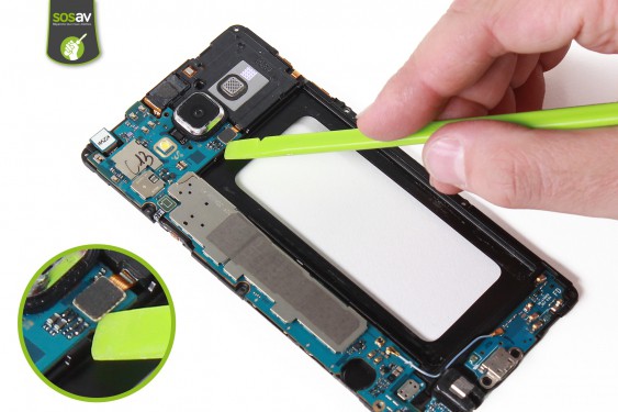 Guide photos remplacement nappe connecteur de charge Samsung Galaxy A7 (Etape 28 - image 2)