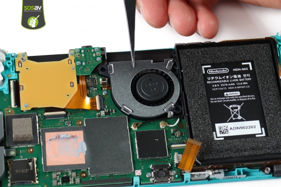 Guide photos remplacement ventilateur Nintendo Switch Lite (Etape 12 - image 2)