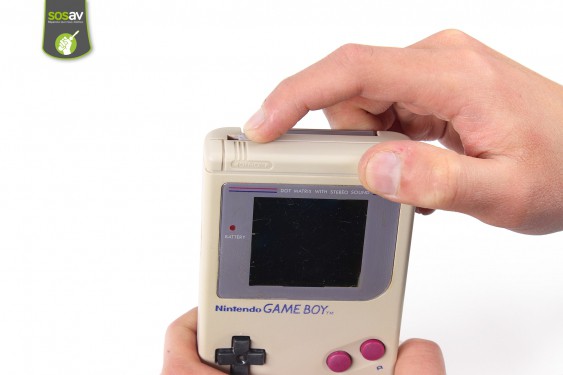 Guide photos remplacement blindage métallique du logement cartouche Game Boy (Etape 1 - image 1)
