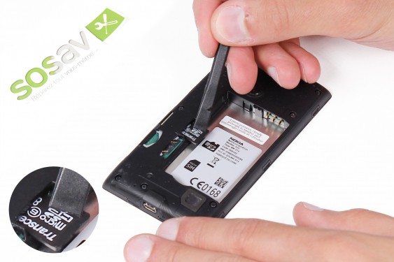 Guide photos remplacement châssis interne Lumia 520 (Etape 6 - image 2)