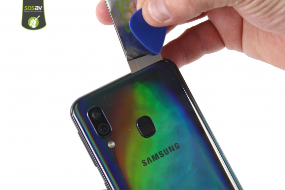 Guide photos remplacement connecteur de charge Galaxy A40 (Etape 5 - image 3)
