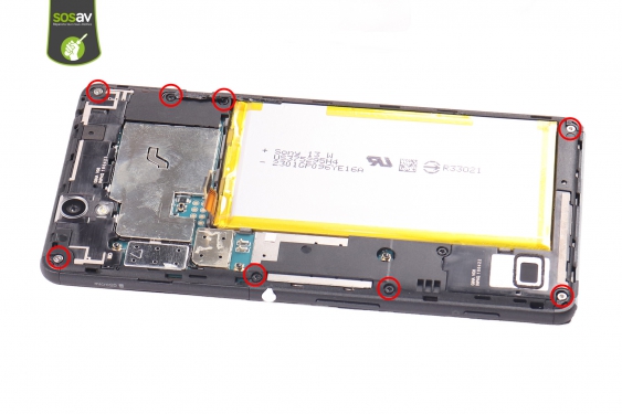 Guide photos remplacement batterie Xperia C4 (Etape 6 - image 1)