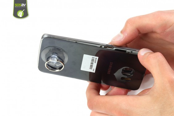 Guide photos remplacement bouton power Samsung Galaxy S6 Edge (Etape 4 - image 1)