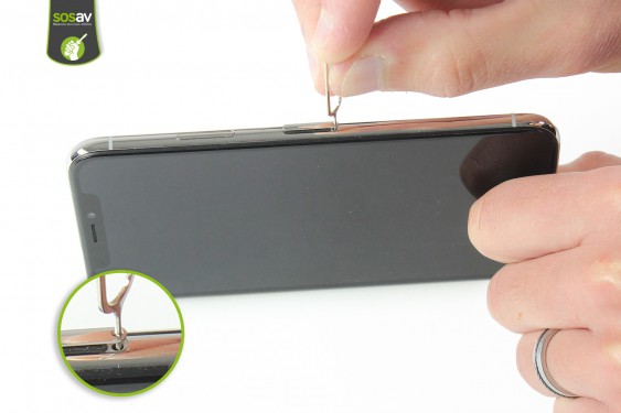 Guide photos remplacement tiroir sim iPhone X (Etape 2 - image 2)