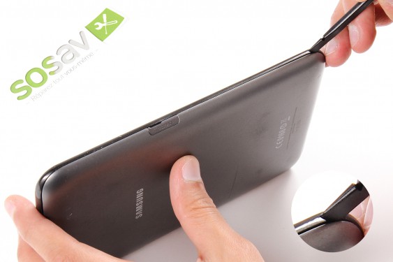 Guide photos remplacement haut-parleur externe gauche Samsung Galaxy Tab 2 7" (Etape 2 - image 1)