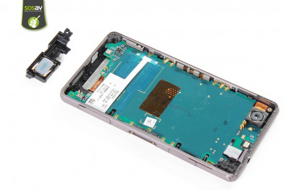 Guide photos remplacement nappe power / volume Xperia Z1 Compact (Etape 23 - image 4)