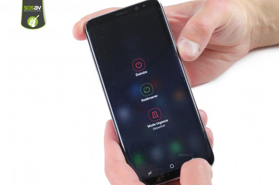 Guide photos remplacement câble d'interconnexion wifi Samsung Galaxy S8+ (Etape 1 - image 1)