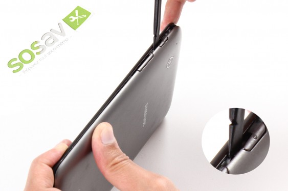 Guide photos remplacement haut-parleur externe droit Samsung Galaxy Tab 2 7" (Etape 4 - image 1)