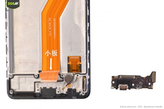 Guide photos remplacement connecteur de charge Redmi Note 10 Pro (4G) (Etape 9 - image 4)