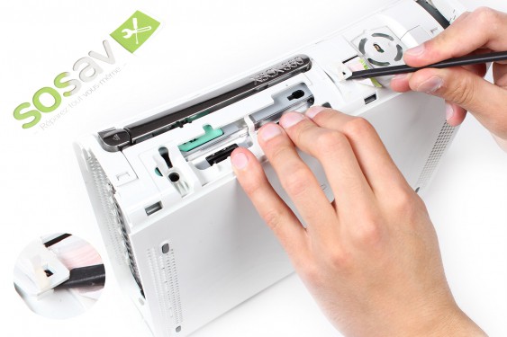 Guide photos remplacement câble d'alimentation du lecteur dvd Xbox 360 (Etape 13 - image 3)