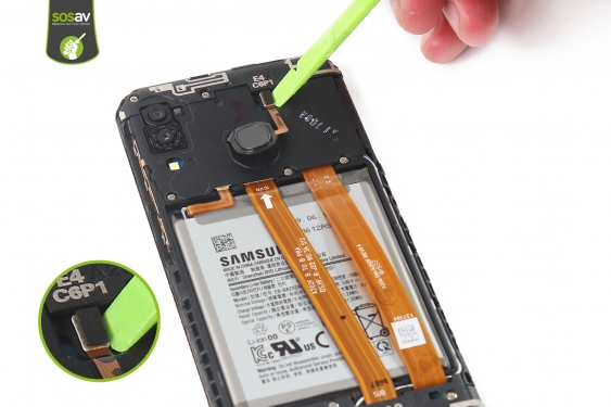 Guide photos remplacement batterie Galaxy A20e (Etape 7 - image 1)