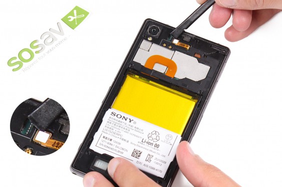 Guide photos remplacement batterie Xperia Z1 (Etape 4 - image 2)