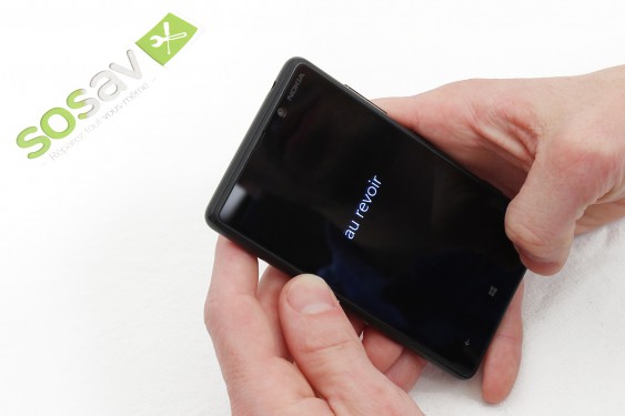 Guide photos remplacement vitre tactile Lumia 820 (Etape 1 - image 3)