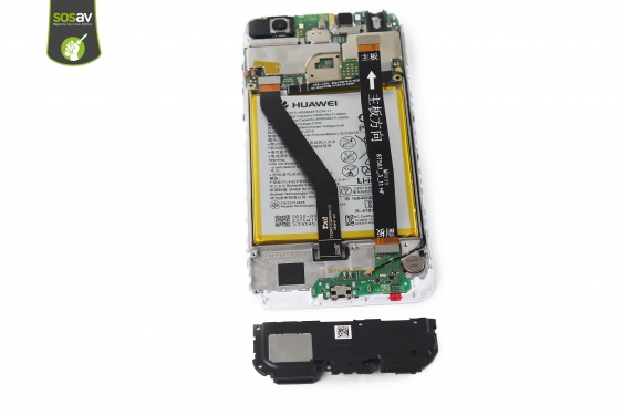 Guide photos remplacement nappe de liaison connecteur de charge Huawei Y6 2018 (Etape 11 - image 1)