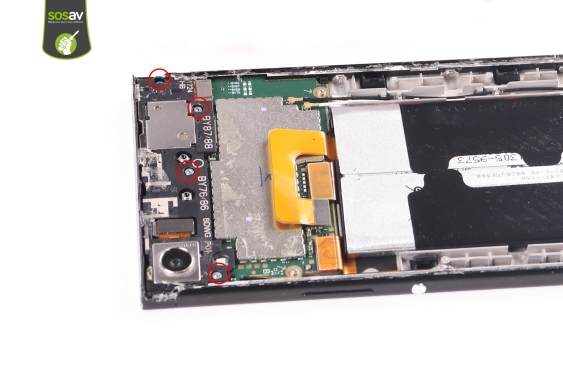 Guide photos remplacement haut-parleur interne Xperia XA1 Ultra (Etape 7 - image 1)