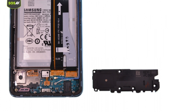 Guide photos remplacement connecteur de charge Galaxy A52 (Etape 6 - image 3)
