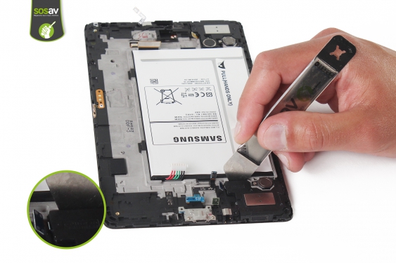 Guide photos remplacement prise jack et haut-parleur externe Galaxy Tab S 8.4 (Etape 28 - image 1)