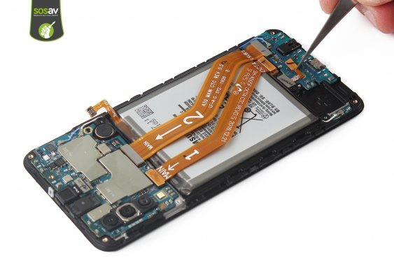 Guide photos remplacement connecteur de charge Galaxy A50 (Etape 15 - image 2)