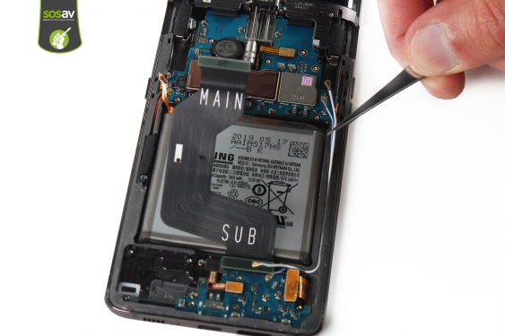 Guide photos remplacement câbles d'interconnexion Galaxy A80 (Etape 16 - image 3)