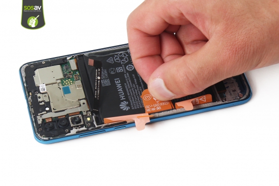 Guide photos remplacement nappe de liaison connecteur de charge Huawei P30 Lite (Etape 15 - image 1)