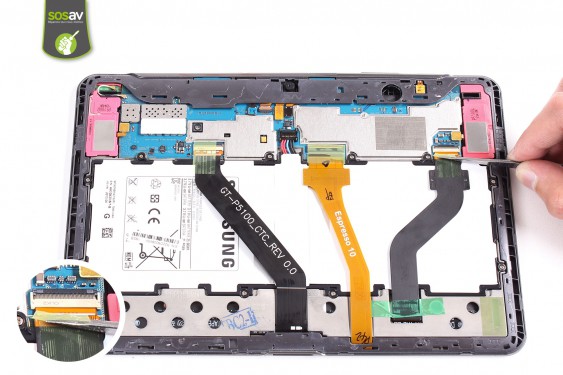 Guide photos remplacement nappe de liaison de l'écran lcd  (Etape 4 - image 4)