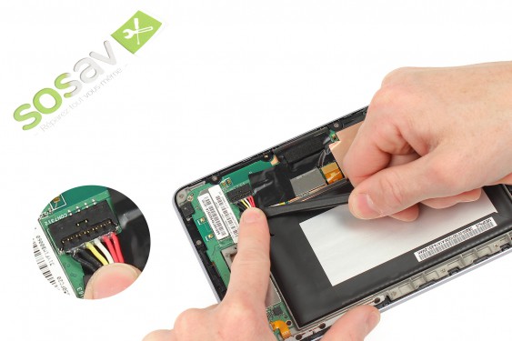 Guide photos remplacement batterie Nexus 7 1ère Génération (Etape 5 - image 2)
