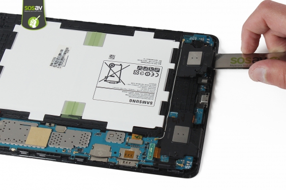 Guide photos remplacement haut-parleur gauche Galaxy Tab A 9,7 (Etape 12 - image 2)