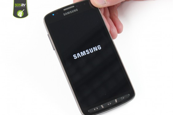 Guide photos remplacement haut-parleur interne Samsung Galaxy S4 Active (Etape 1 - image 4)