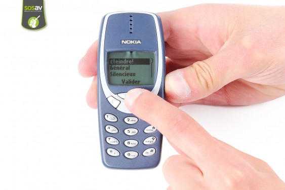 Guide photos remplacement bouton power Nokia 3310 (Etape 1 - image 3)