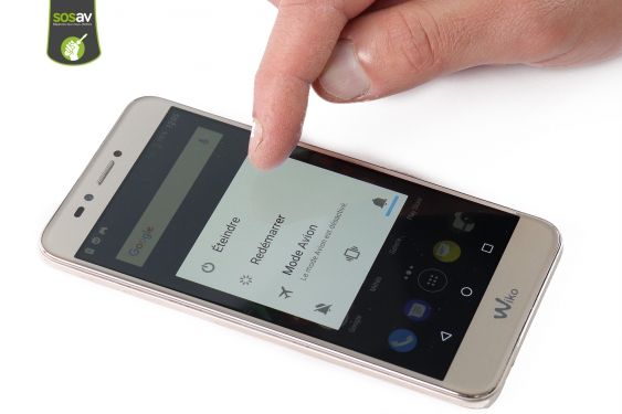 Guide photos remplacement capteur d'empreinte Wiko Upulse Lite (Etape 1 - image 2)