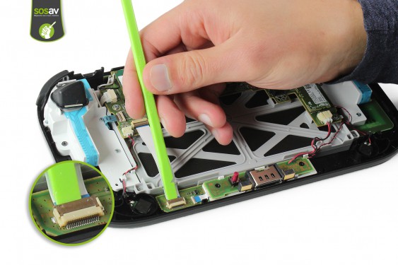 Guide photos remplacement nappe de liaison des boutons du bas Gamepad Wii U (Etape 13 - image 1)
