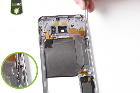 Guide photos remplacement bouton power Samsung Galaxy S6 Edge + (Etape 11 - image 4)