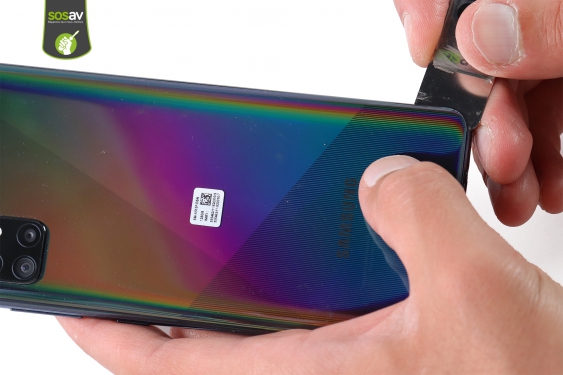 Guide photos remplacement batterie Galaxy A51 (Etape 2 - image 2)