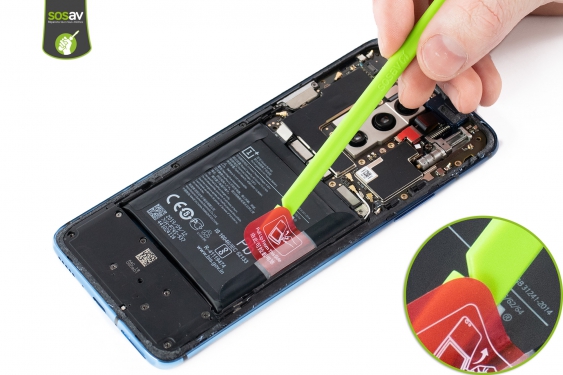 Guide photos remplacement nappes de liaison connecteur de charge OnePlus 7T Pro (Etape 14 - image 1)