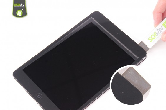 Guide photos remplacement vitre tactile iPad Mini 1 WiFi (Etape 3 - image 4)