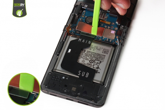 Guide photos remplacement batterie Galaxy A80 (Etape 11 - image 3)
