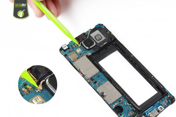Guide photos remplacement nappe connecteur de charge Samsung Galaxy A5 (Etape 29 - image 2)