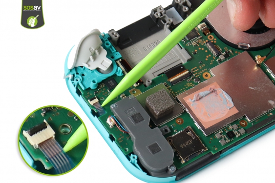 Guide photos remplacement antenne wifi supérieure Nintendo Switch Lite (Etape 18 - image 3)