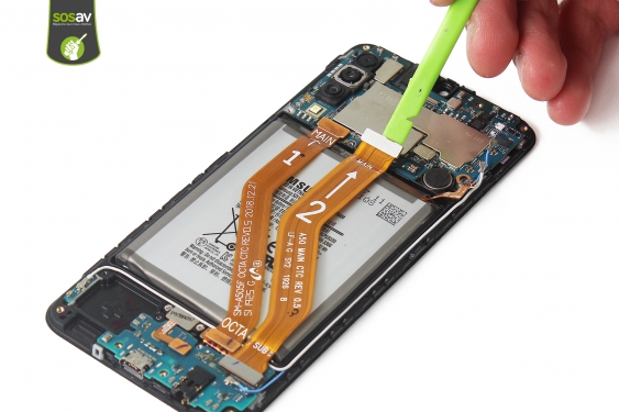 Guide photos remplacement haut-parleur interne Galaxy A50 (Etape 17 - image 2)
