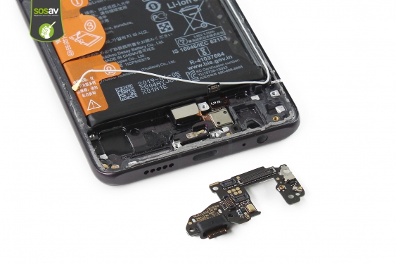 Guide photos remplacement capteur d'empreinte Huawei P30 (Etape 24 - image 1)