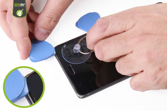 Guide photos remplacement nappe connecteur de charge Samsung Galaxy A7 (Etape 8 - image 1)