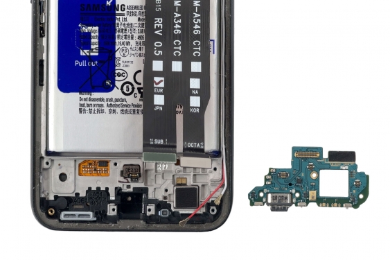Guide photos remplacement connecteur de charge Galaxy A54 (Etape 8 - image 5)