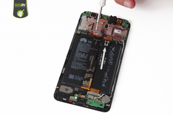 Guide photos remplacement nappe de liaison connecteur de charge Huawei Nova (Etape 10 - image 1)
