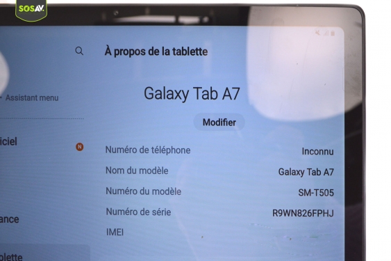 Guide photos remplacement batterie Galaxy Tab A7 10.4 (2020) (Etape 1 - image 1)