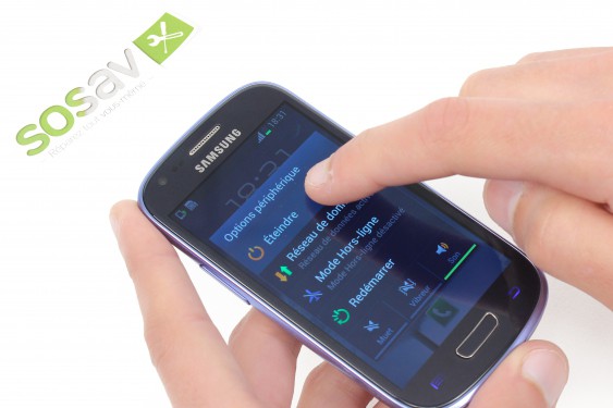Guide photos remplacement vibreur Samsung Galaxy S3 mini (Etape 1 - image 2)