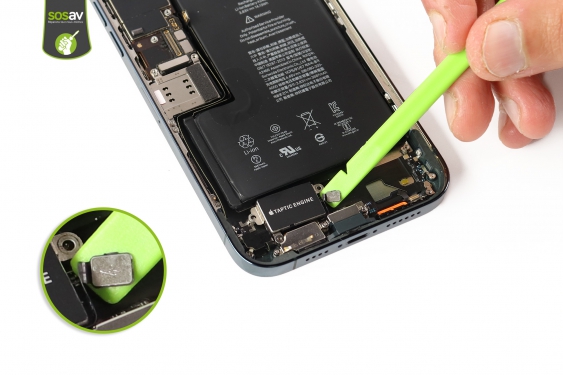Guide photos remplacement connecteur de charge iPhone 12 Pro Max (Etape 17 - image 2)
