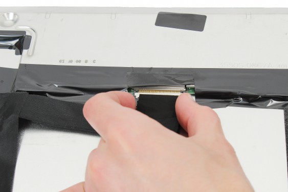 Guide photos remplacement câble de données de l'écran lcd (nappe lvds) iMac 27" fin 2009 (EMC 2309 et 2374) (Etape 18 - image 1)